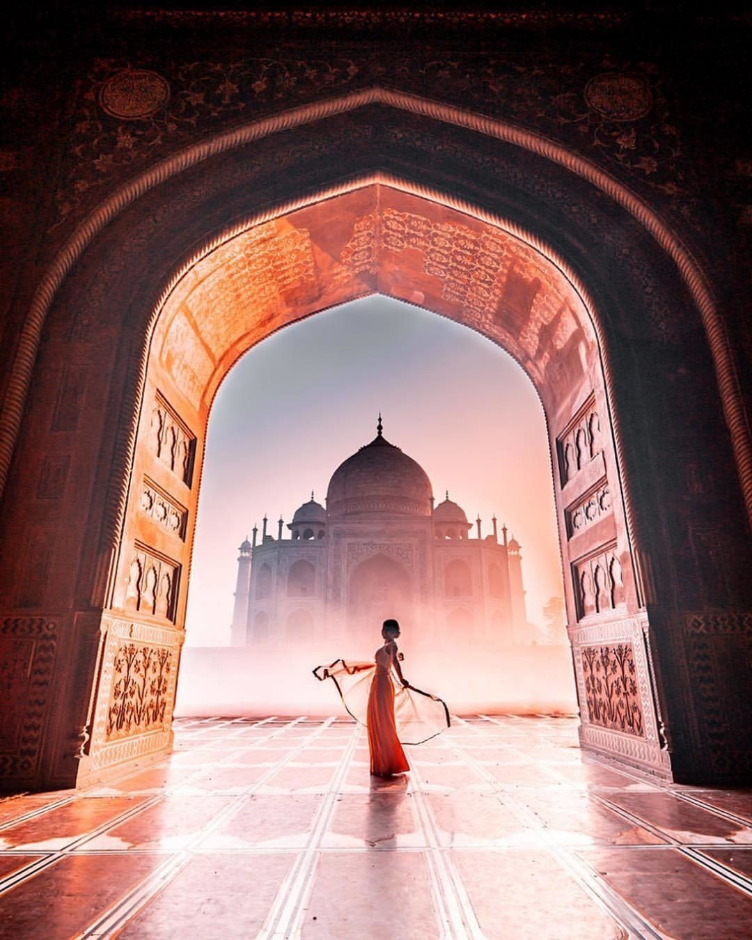 Taj Mahal, India. Taj mahal, Travel pose, Travel aesthetic