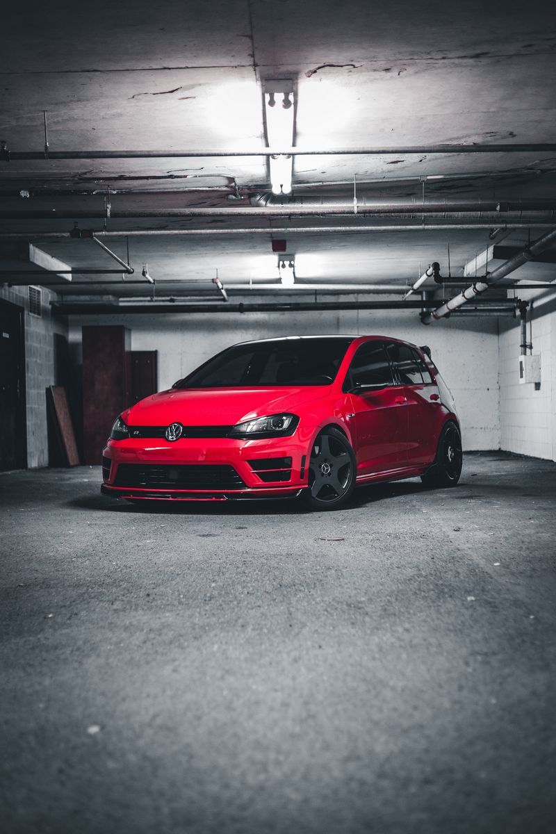 Download Wallpaper 800x1200 Volkswagen Scirocco, Volkswagen, Car, Front View, Red Iphone 4s 4 For Parallax HD Background