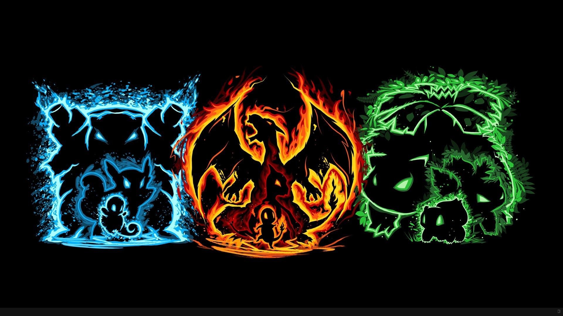 HD pokemon neon wallpapers