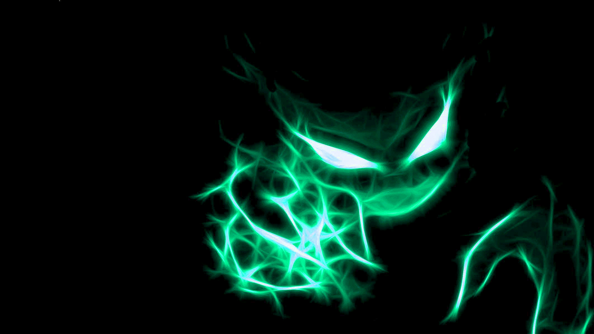 Neon Green Anime Wallpaper