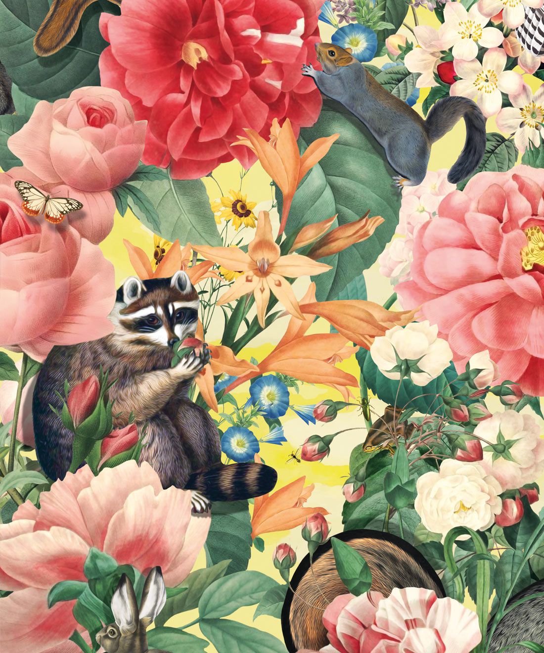 Bush Bouquet Spring Wallpaper • Woodland Wallpaper