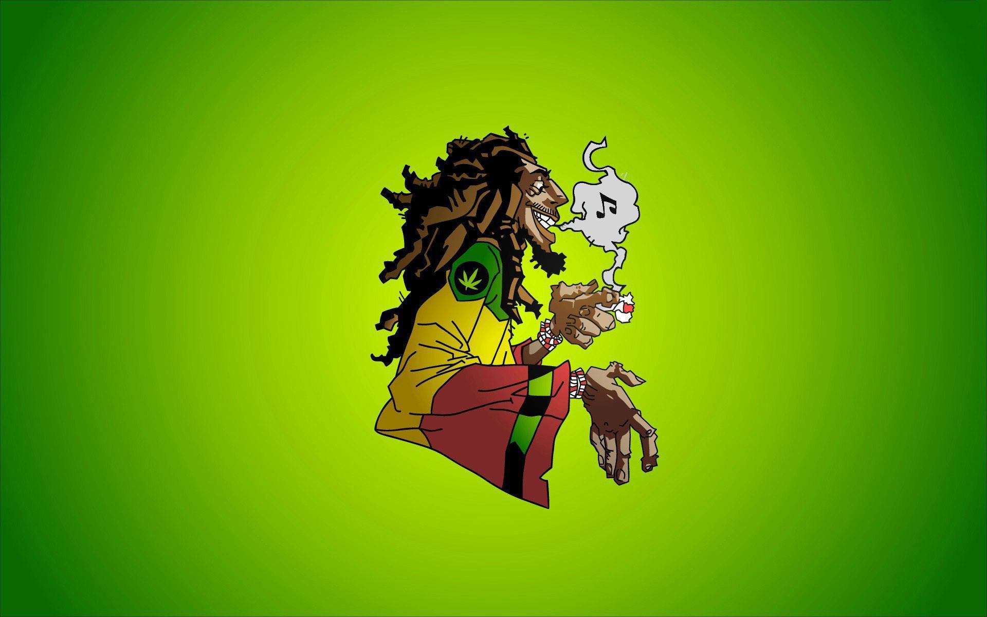 Smoking Weed Wallpaper