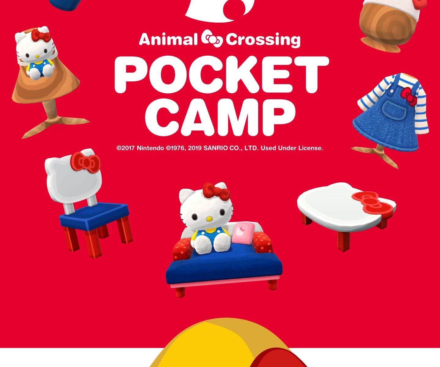 Nintendo creates four Sanrio wallpaper from Animal Crossing: Pocket Camp