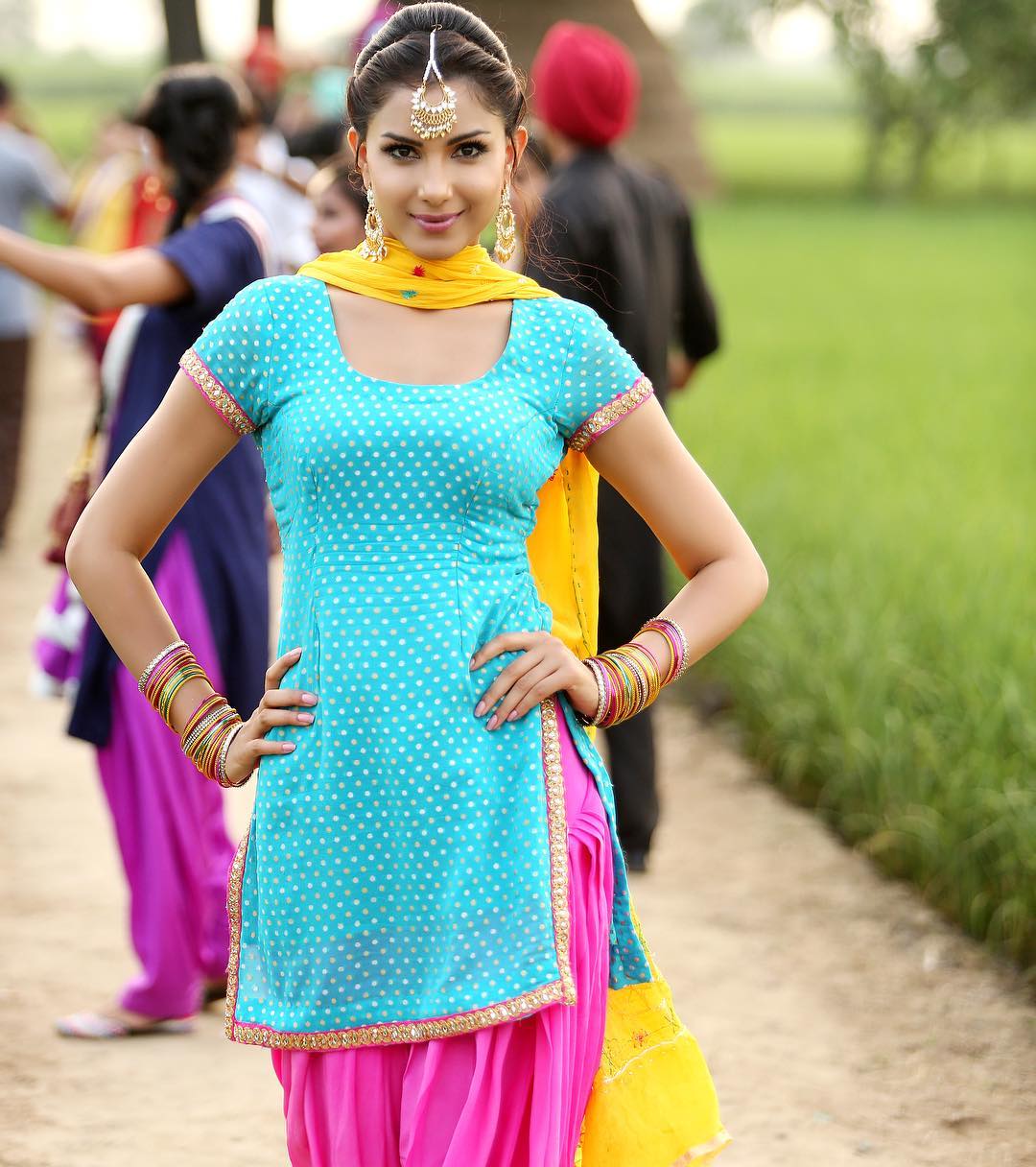 Monica Gill In Suit HD Wallpaper