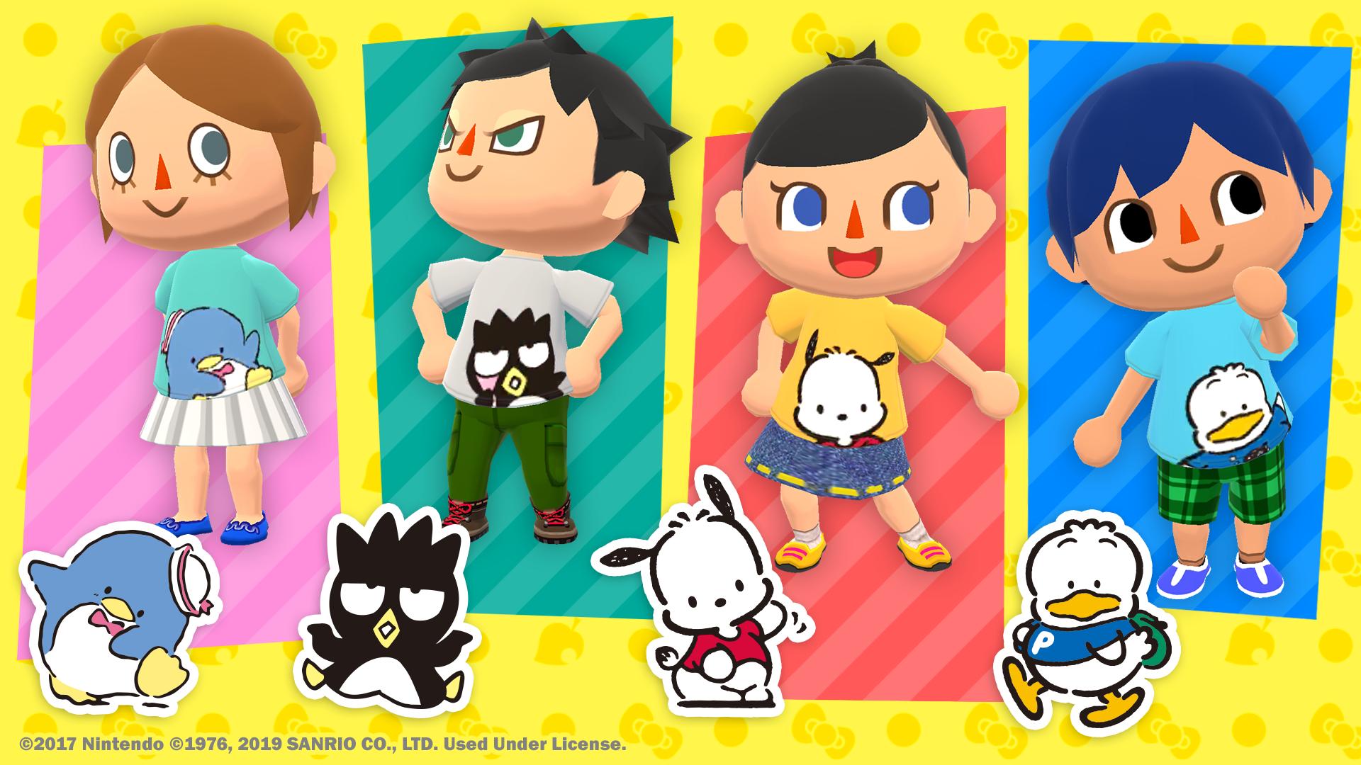 Isabelle Gyroidite Scavenger Hunt is your chance to craft 10 different tees based on popular Sanrio Characters. Gather some Hello Kitty gyroidite and you can craft these adorable tops