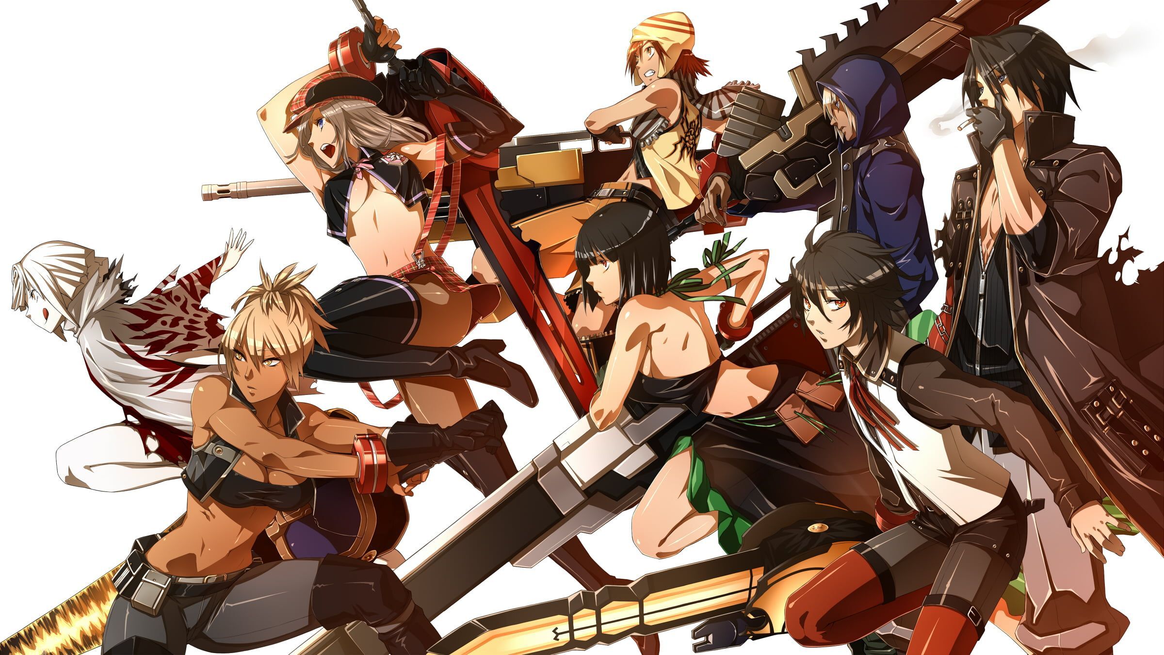 anime characters digital wallpaper Gods Eater Burst God Eater #anime Alisa Ilinichina Amiella Amemiya Rindou Fujiki Kouta T. Anime, Anime characters, Anime image