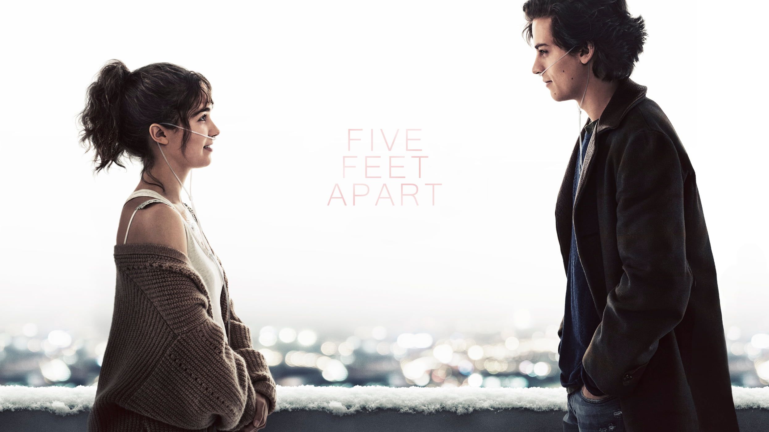 Cole Sprouse Haley Lu Richardson Five Feet Apart Stella Grant Will Newman #profile #couple #rooftops depth of field city li. Cole sprouse, Human silhouette, Apart