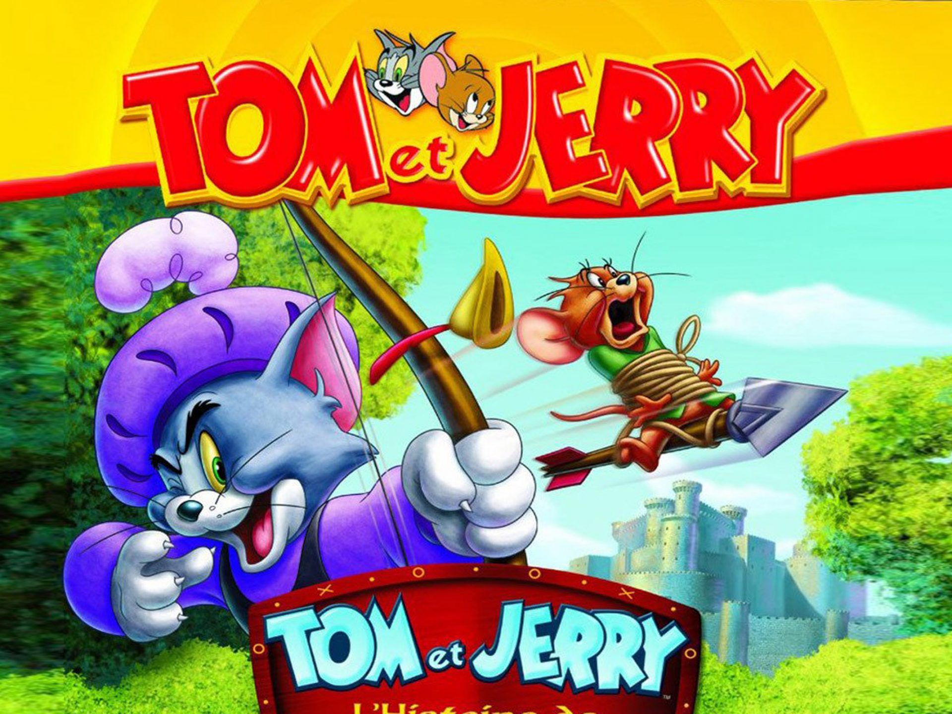 Tom And Jerry Cartoon Robin Hood And His Merry Mouse Desktop Wallpaper HD Free Download 2560x1600, Wallpaper13.com