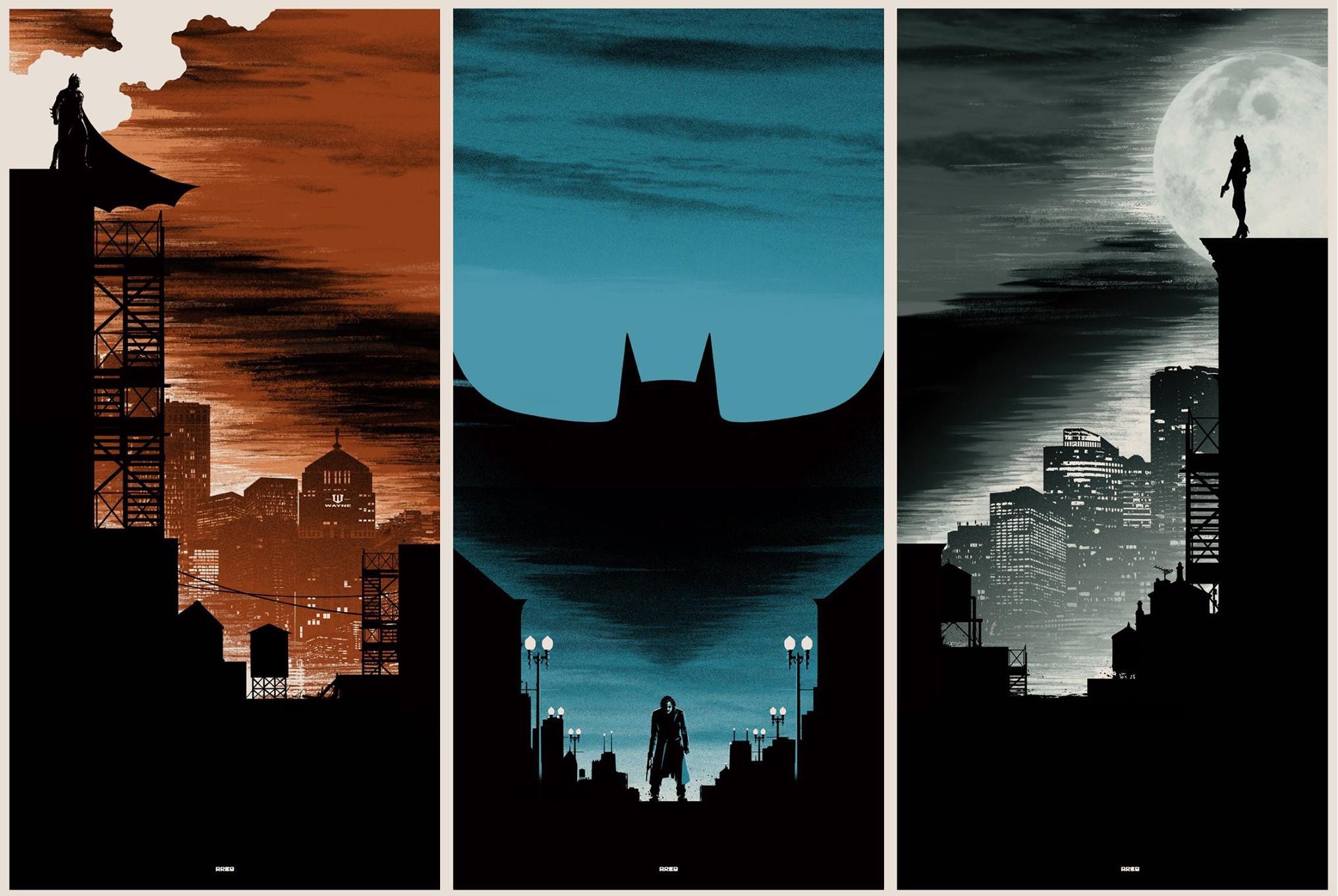 Matt Ferguson's Dark Knight Trilogy Wallpaper [previously Posted, But Now Uploaded In Hi Res]