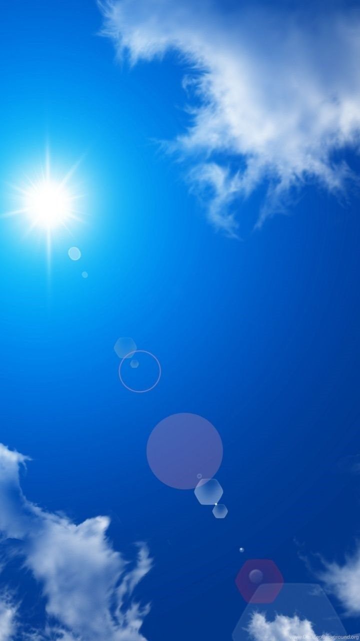 Android wallpaper free download Summer season 720x1280 blue sky Desktop Background
