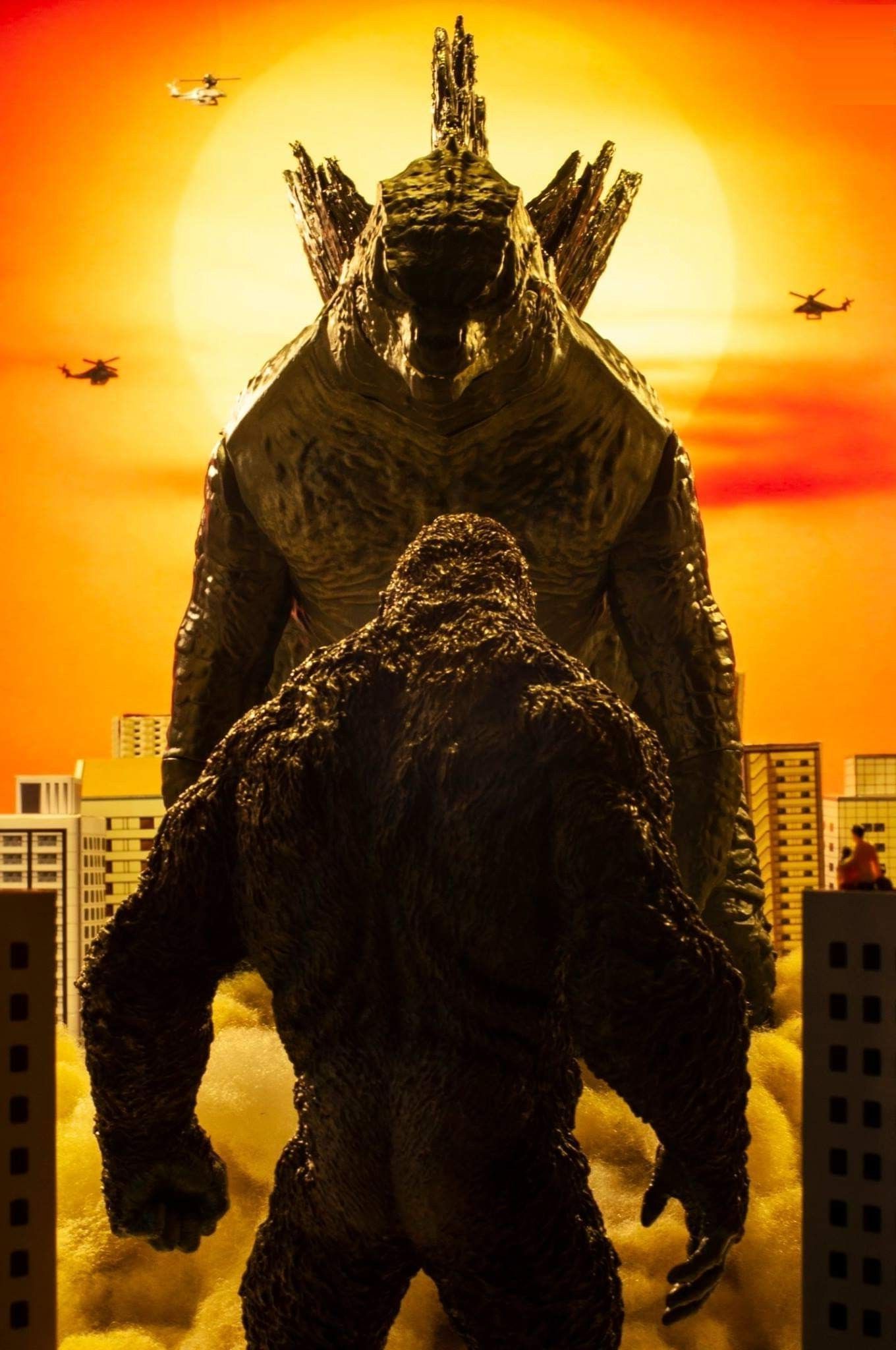 Godzilla vs Kong Wallpaper for mobile phone, tablet, desktop computer and other devices HD and 4K wallpa. King kong vs godzilla, Godzilla wallpaper, Kong godzilla