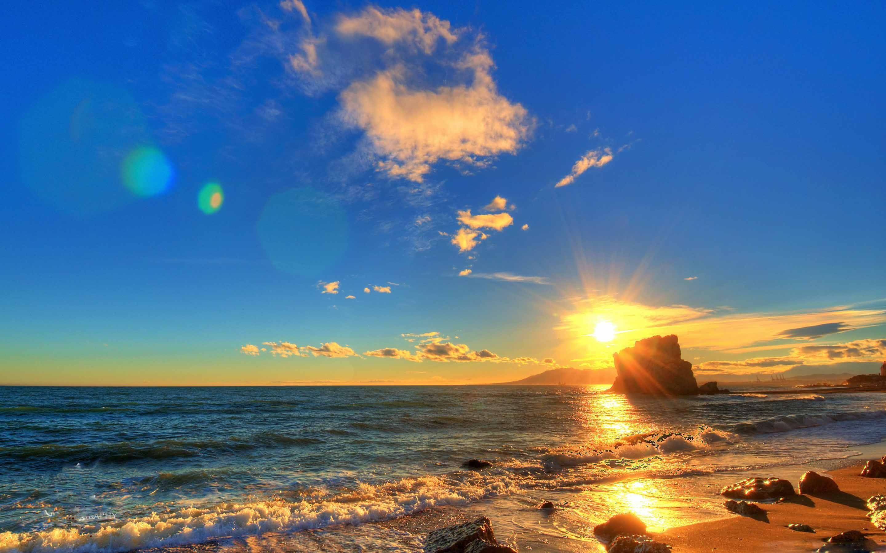 Sunset Beach Scenes for Desktop