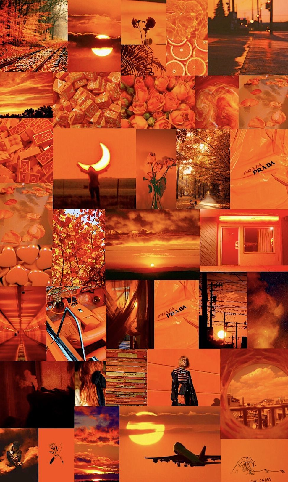 Orange aesthetic wallpaper. Orange wallpaper, Orange aesthetic, Aesthetic wallpaper