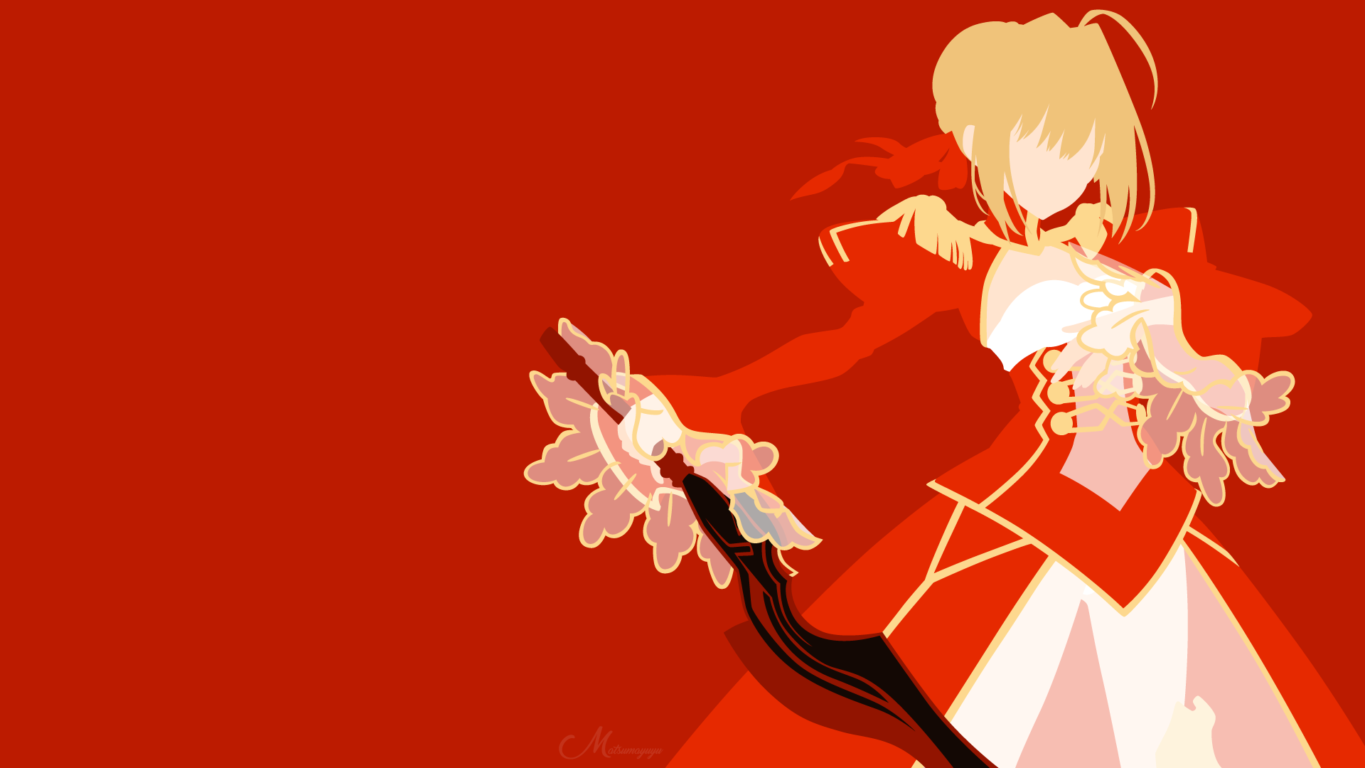 1920x1080 Nero Claudius, Saber (Fate Series) wallpaper PNG