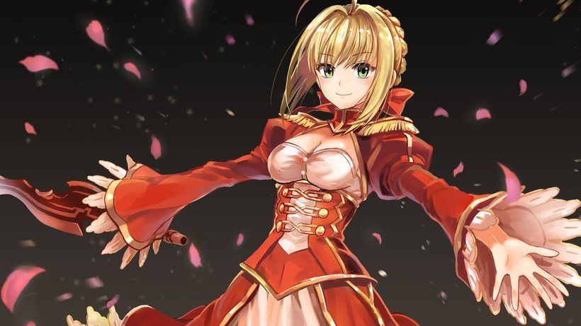 Fate Extra: Last Encore Red Saber Nero Claudius 4K