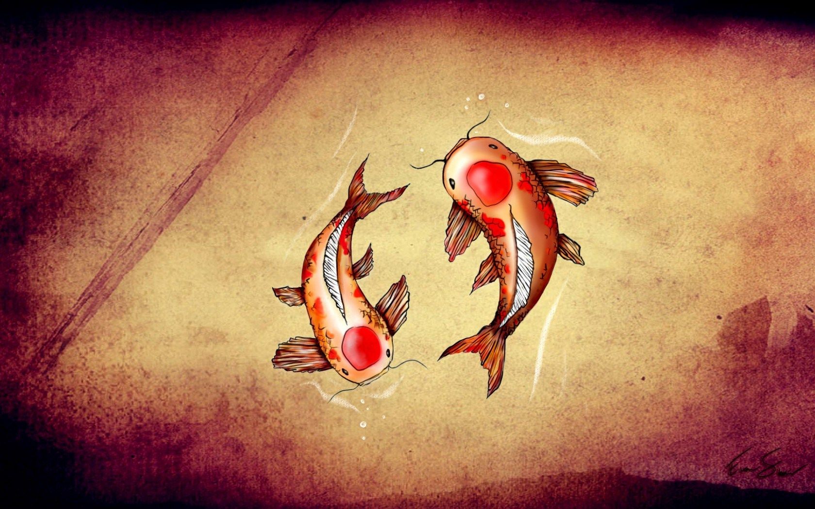 Koi Fish Anime Wallpapers.