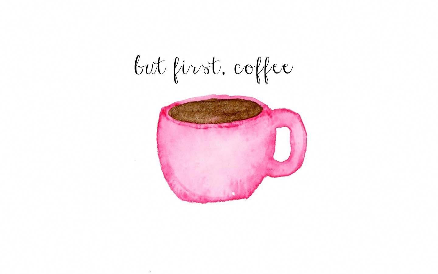 But first coffee desktop wallpaper- click image to download #astheticwallpaperiphoneminimal. Boss babe quotes, Babe quotes, Instagram
