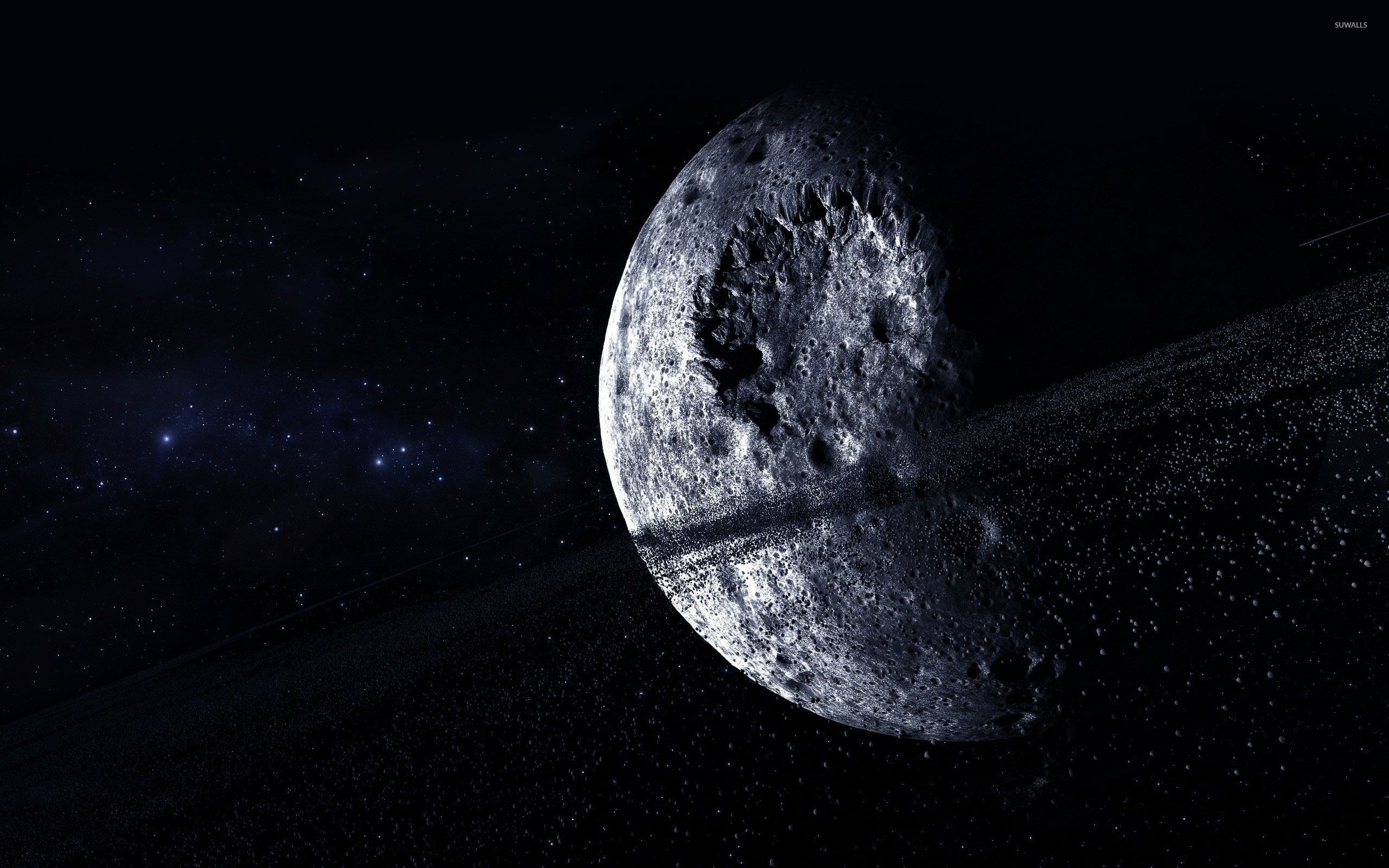Moon Space Wallpaper Free Moon Space Background