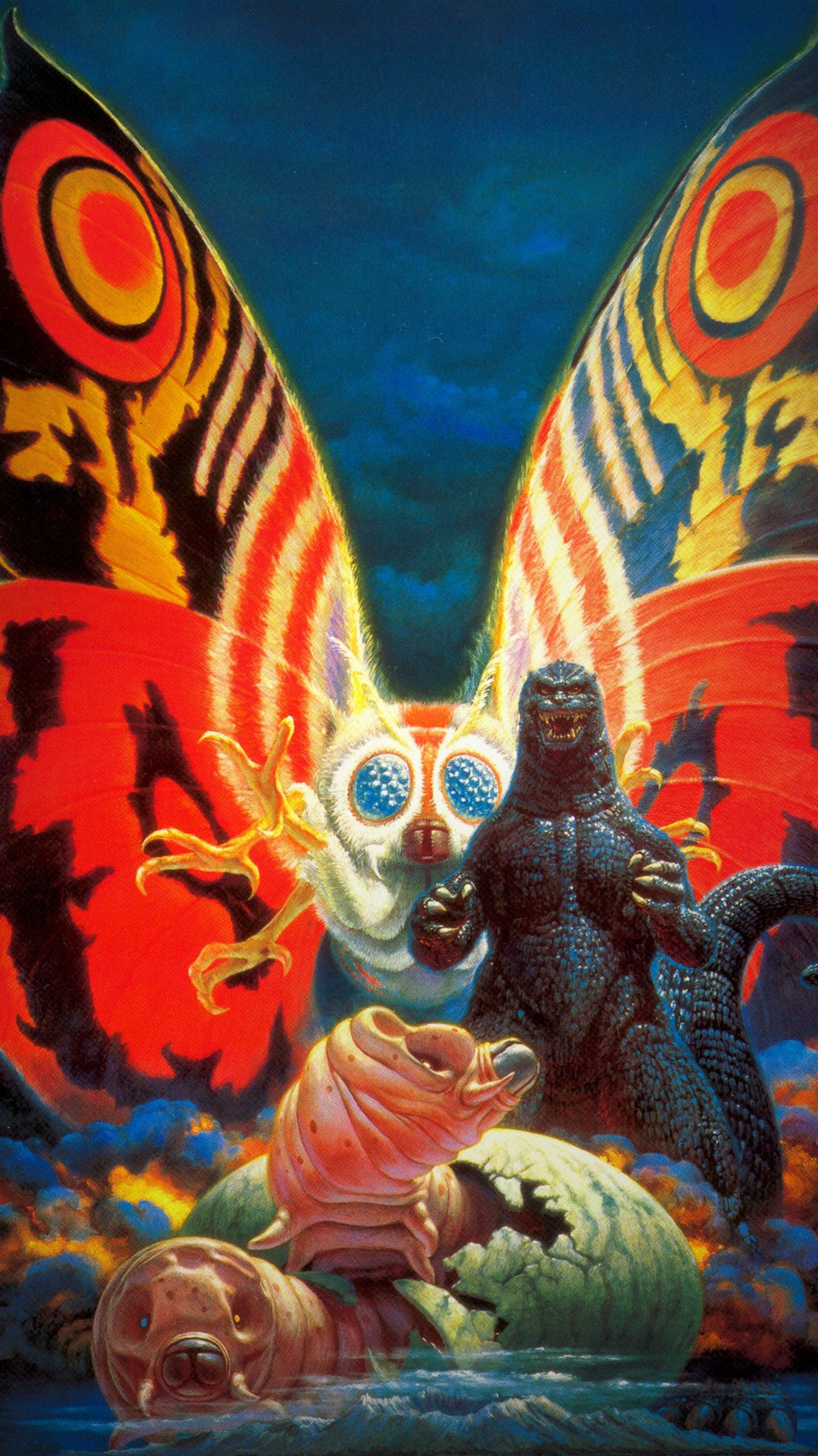 Godzilla And Mothra Wallpaper