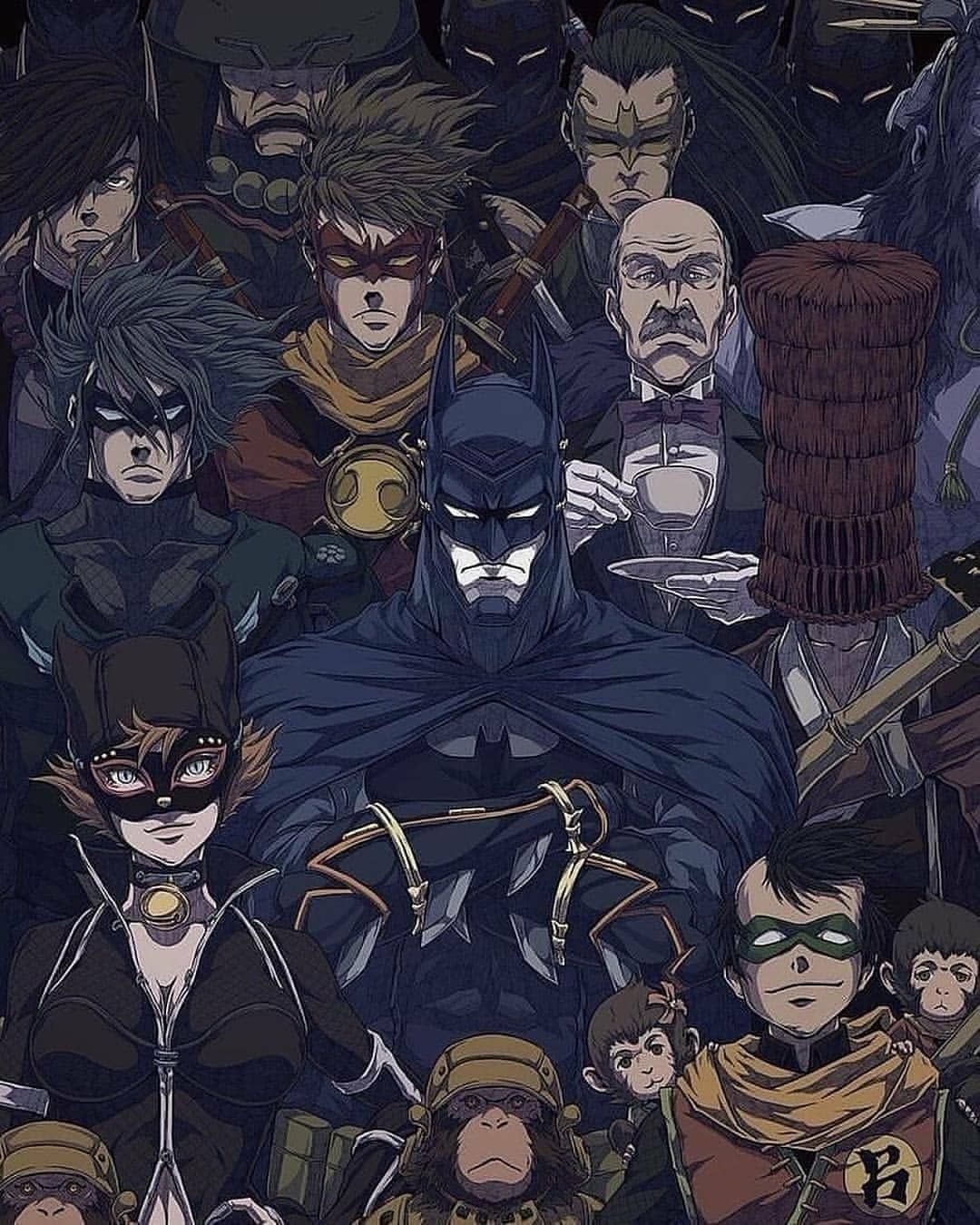 Team Batman or Joker???.By #joker #robin #batgirl #catwoman #harleyquinn #bane #twoface. Batman ninja, Batman vs joker, Batman and batgirl