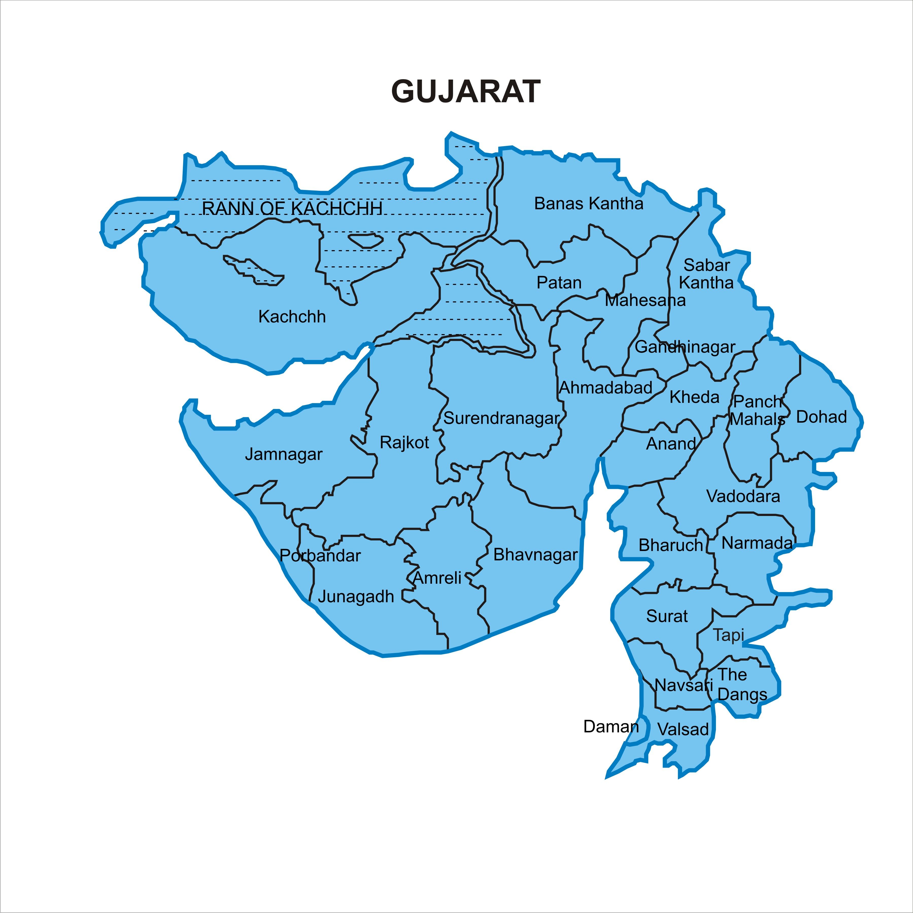 Gujarat map graphic. India world map, Map, World political map