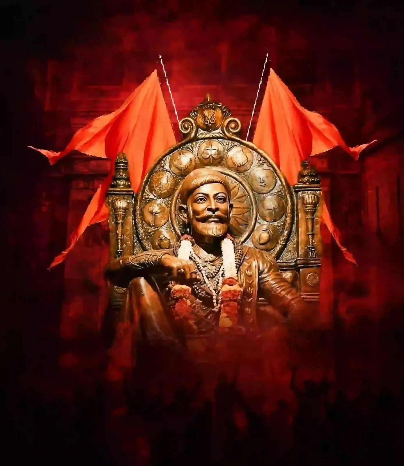 Chatrapati Shivaji Maharaj Citáty ShivJayanti Wünscht ShivJayanti Status V Marathi Sprache. HD Dark Wallpaper, HD Wallpaper 1080p, Shivaji Maharaj HD Wallpaper