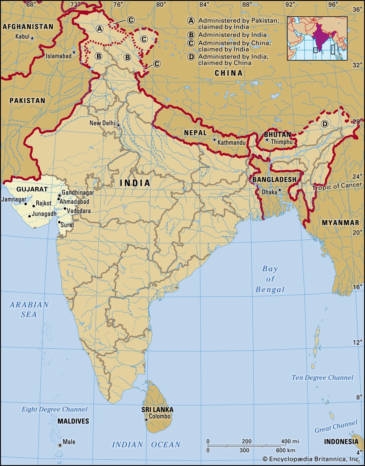 Gujarat. History, Map, Population, & Facts