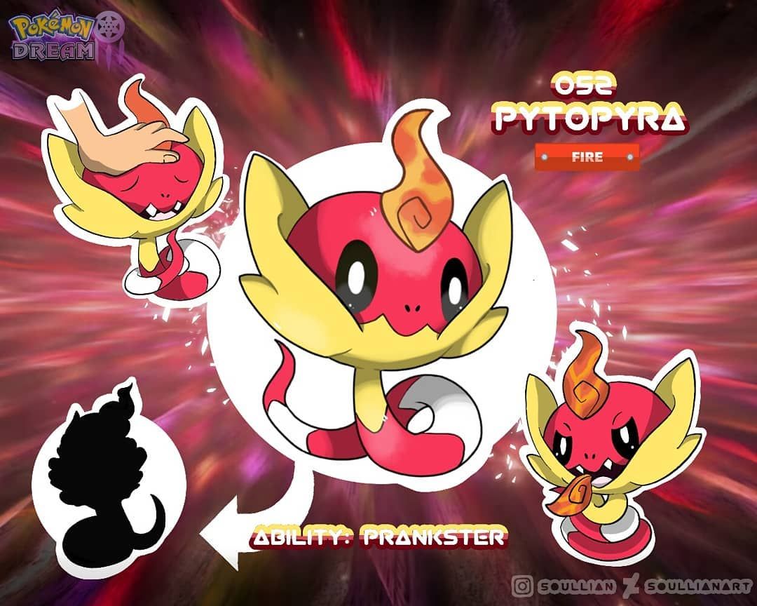 Pytopyra The fire snake pokémon. Cute pokemon wallpaper, Pokemon drawings, Pokemon pokedex