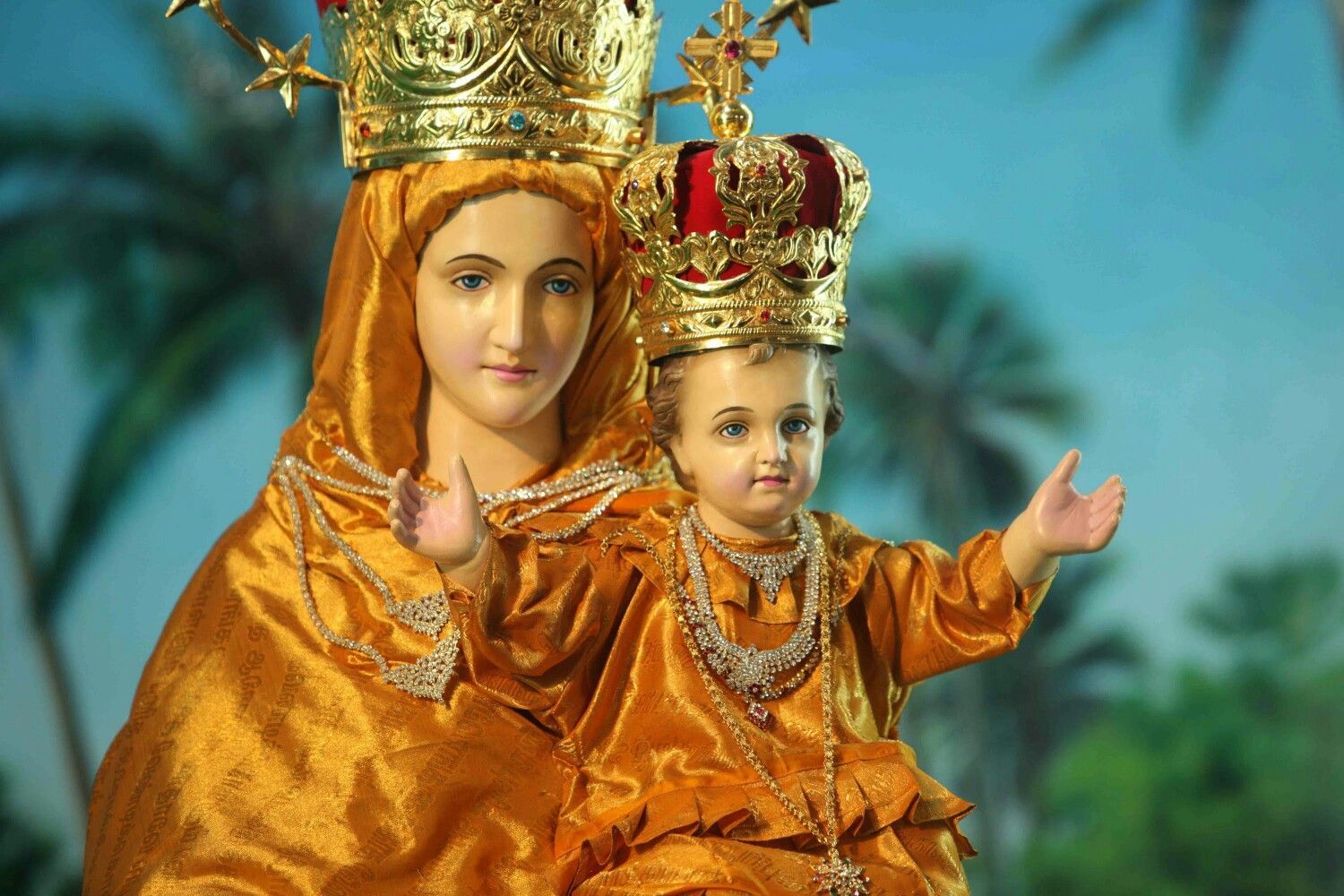 Velankanni Matha, christian, jesus, mary, mother, HD phone wallpaper |  Peakpx