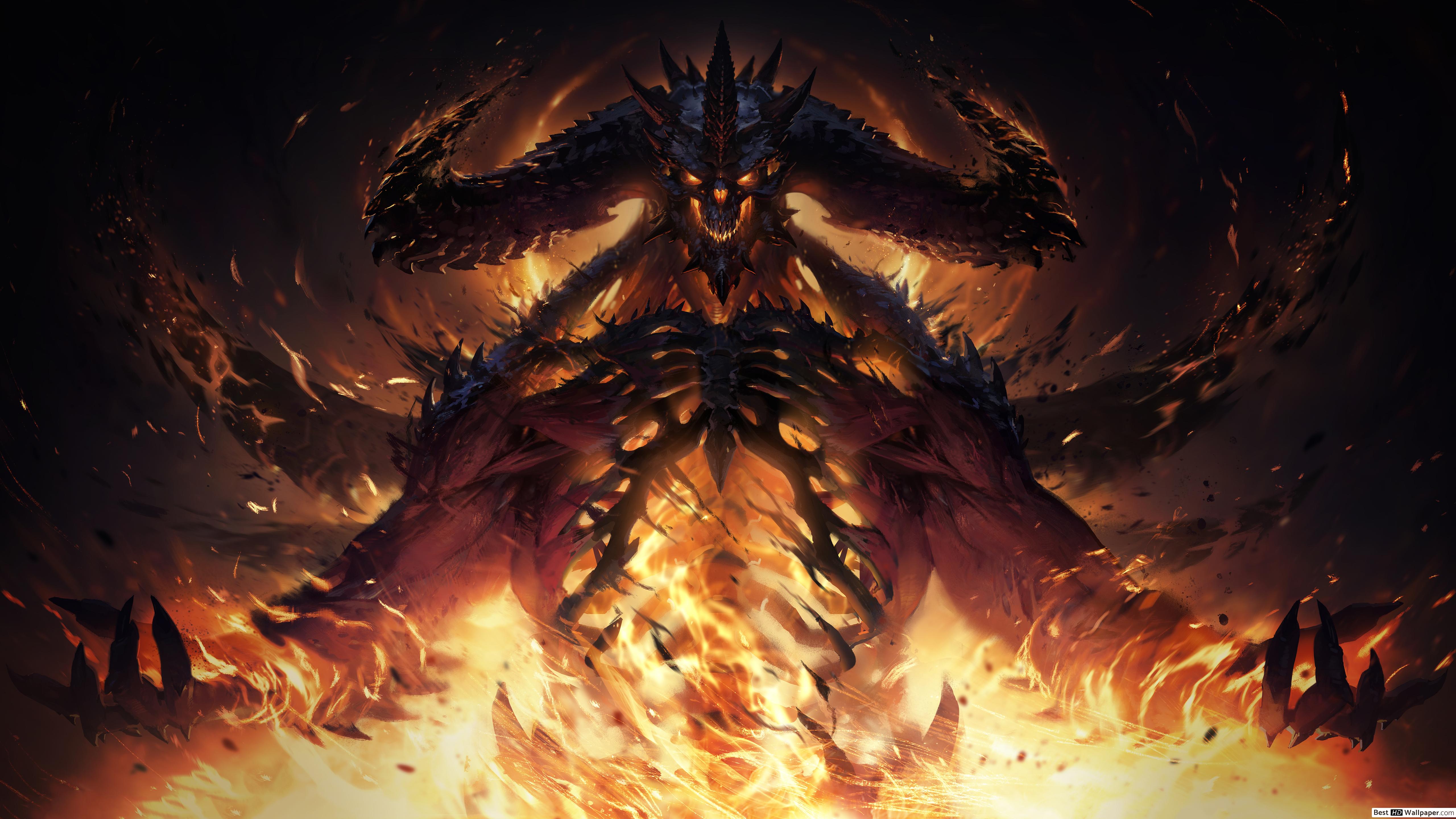 Diablo Immortal Demon HD wallpaper download