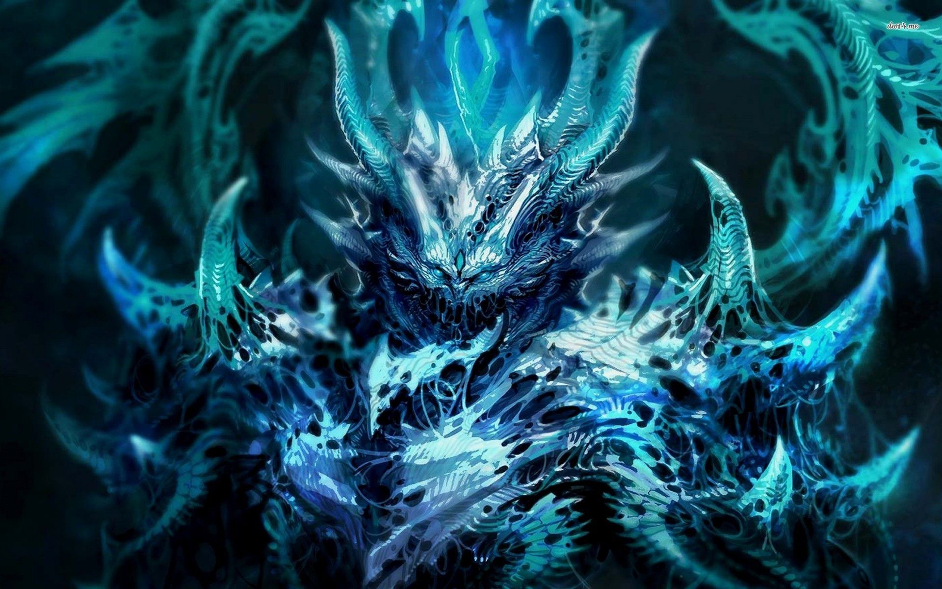 Blue Fire Demon