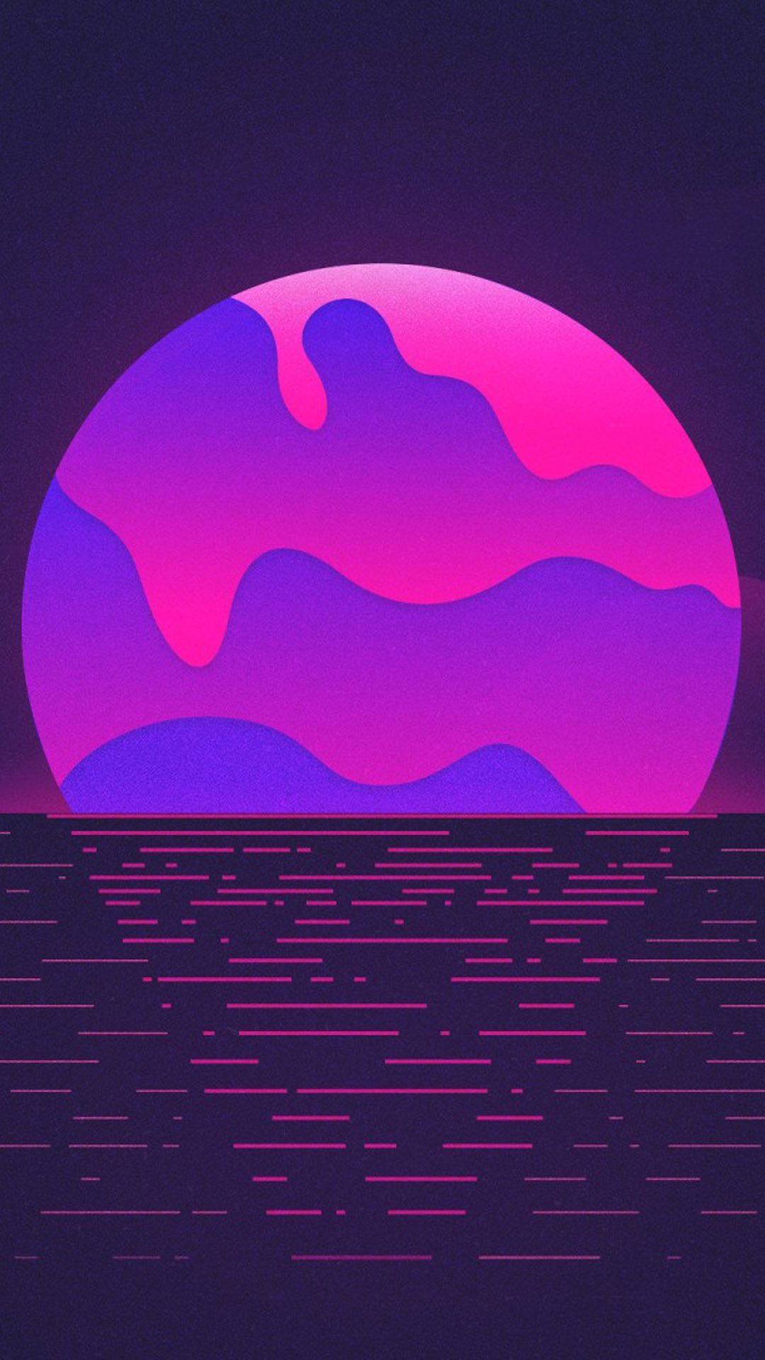 Neon Sunset Wallpaper 4K