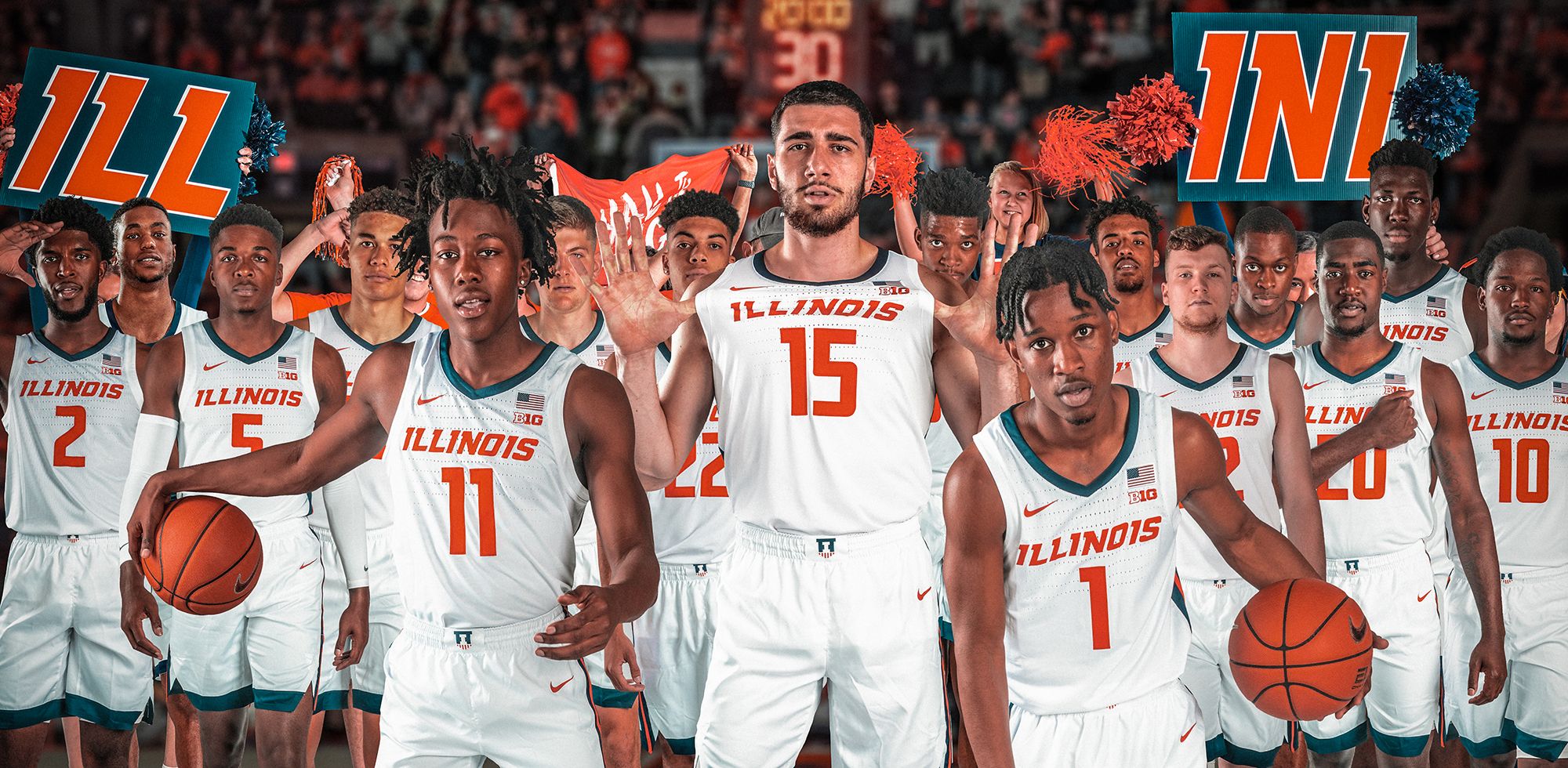 Men's Basketball Posters Now Available of Illinois Athletics