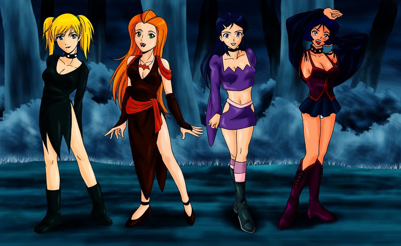 Totally Spies Fan Art: totally halloween. Spy girl, Totally spies, Animated cartoons