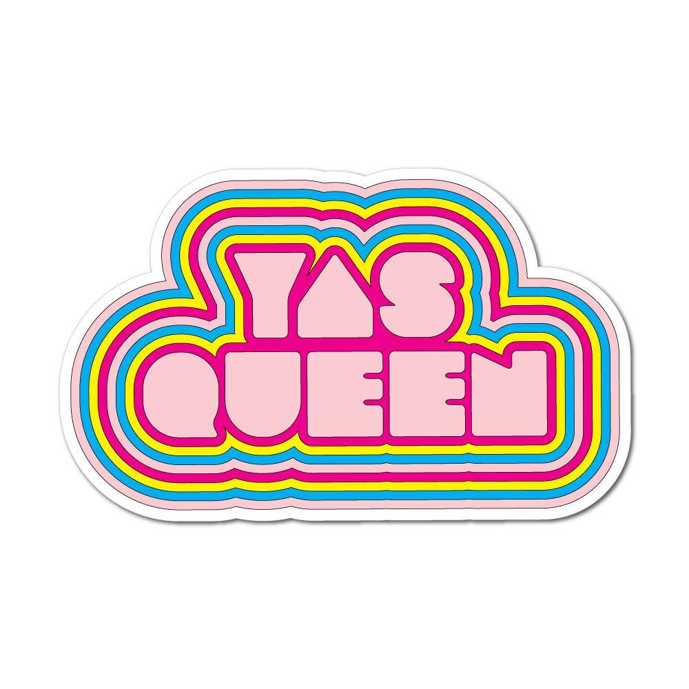 Yas Queen Sticker Decal. Pop Art Stickers Sticker Boy