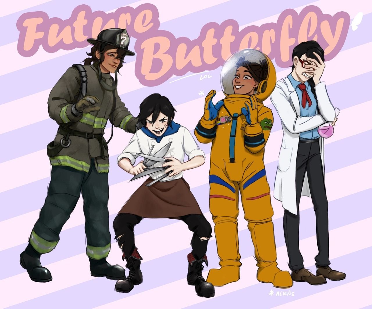 Butterfly soup arttutor grid