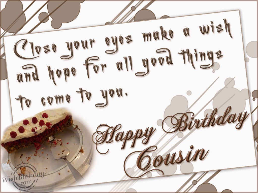 Happy Birthday To A Sweet Cousin.com. Happy birthday cousin male, Happy birthday cousin, Cousin birthday