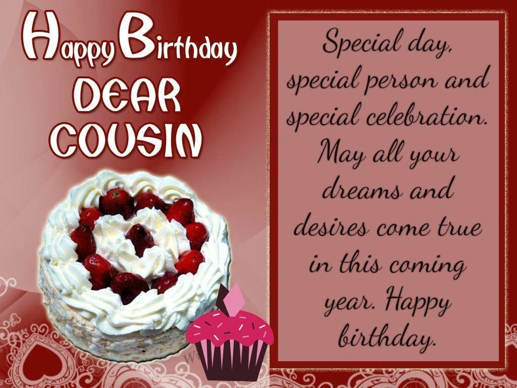 happy birthday dear cousin