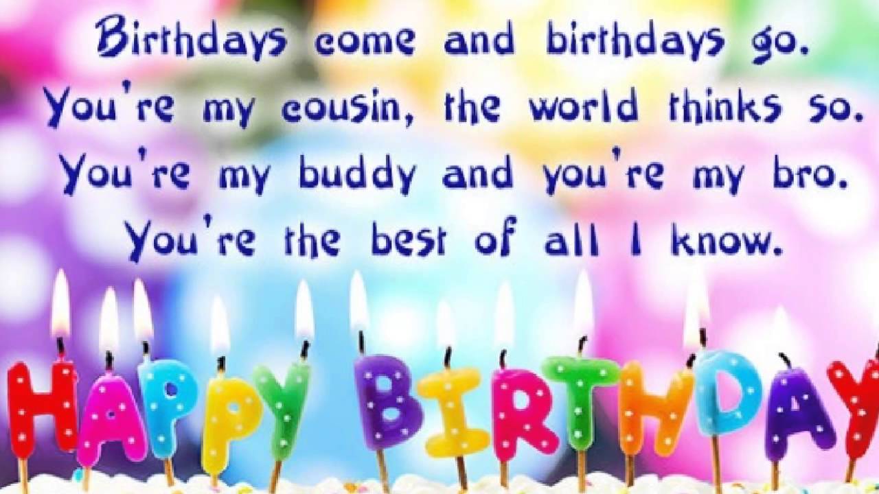 Happy Birthday Cousin Quotes and Image
