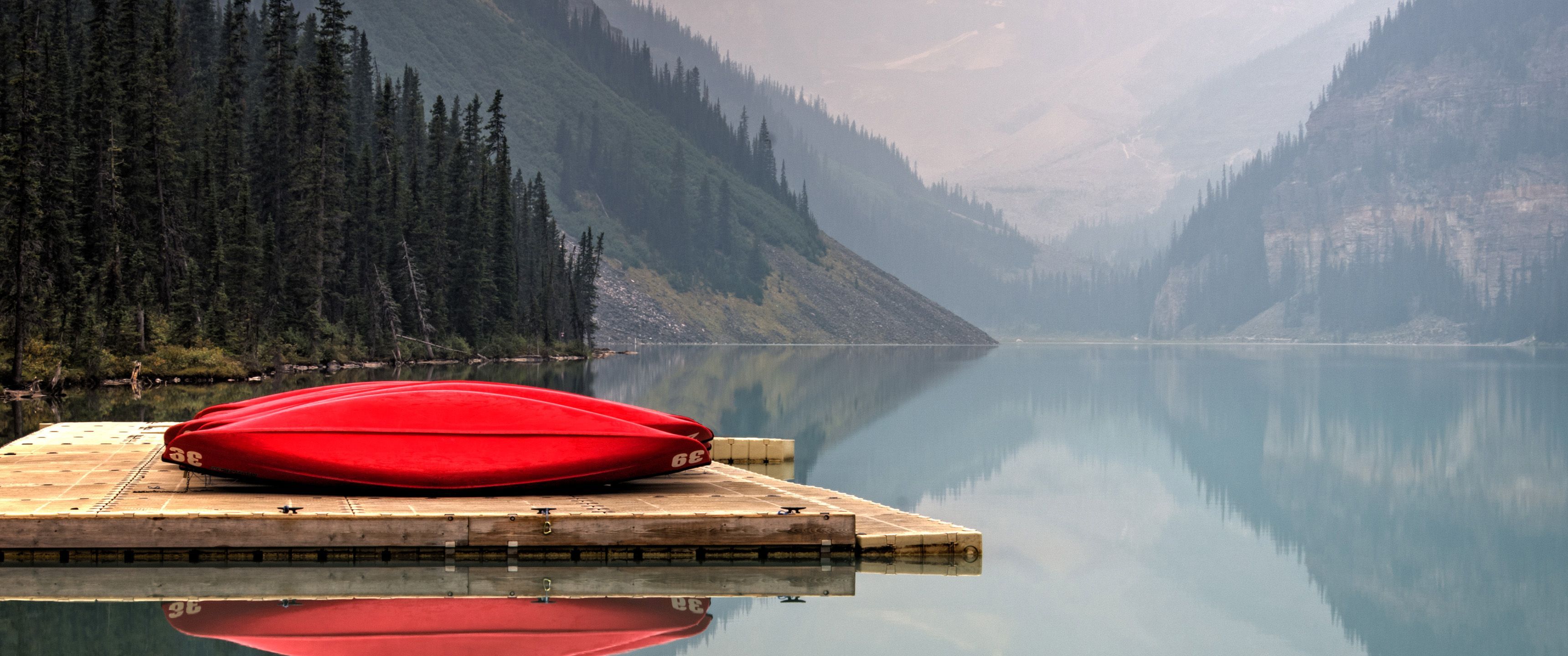 Peace and Quiet:9 Ultrawide HD Wallpaper (3440x1440). Free christian wallpaper, Kayaking, Lake photo