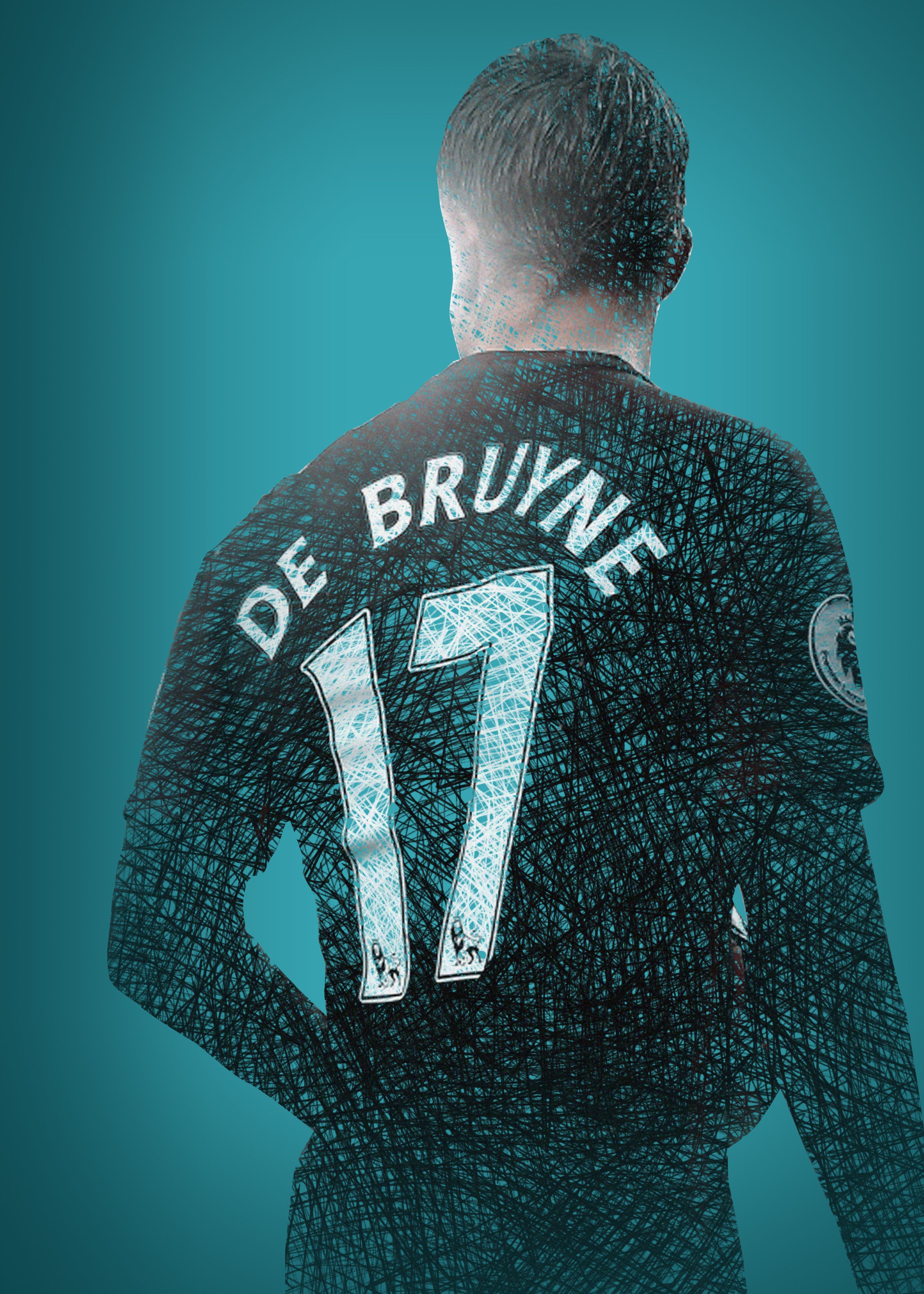 Kevin De Bruyne' Poster. art print by Defi Saul. Displate. Manchester city wallpaper, Kevin de bruyne, Liverpool football club wallpaper
