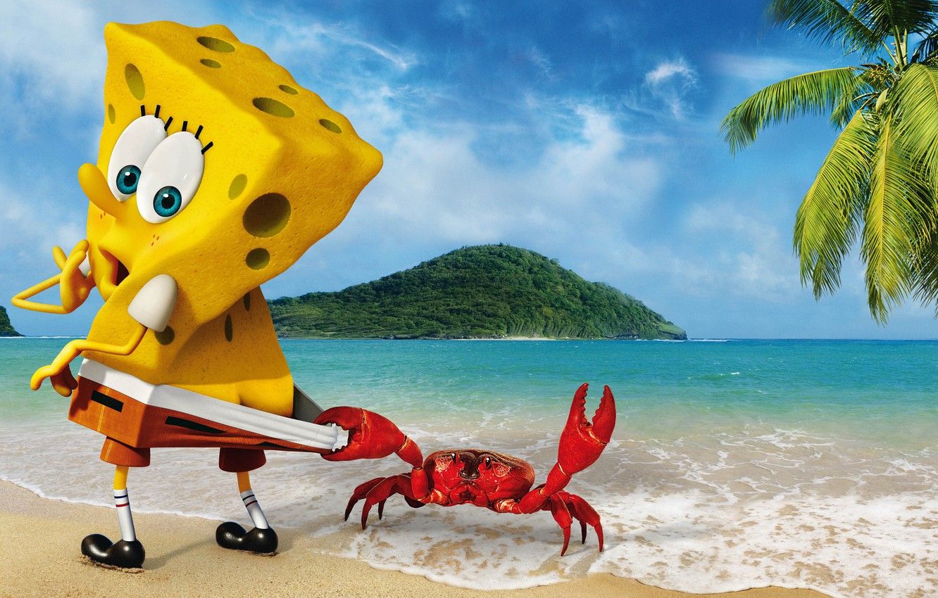 Wallpaper Spongebob, The SpongeBob Movie, Sponge Out of Water image for desktop, section фильмы