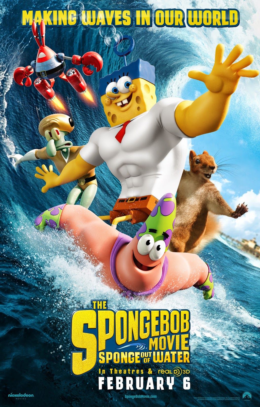 MOVIE REVIEW: The SpongeBob Movie: Sponge Out of Water (2015) GOLLUMPUS