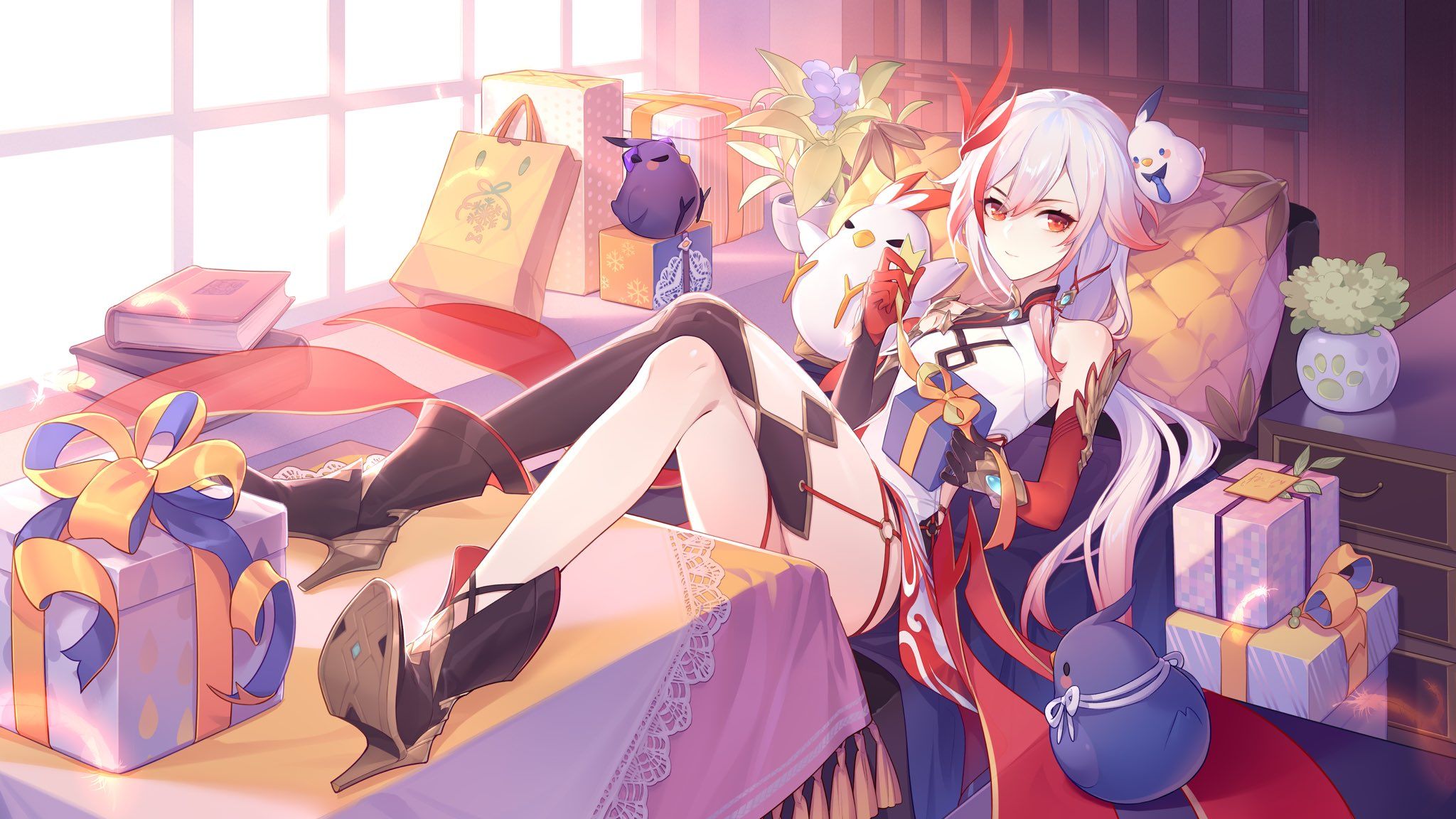 Honkai Impact 3rd Birthday to Class Monitor Fu Hua, the Lady Protector of Shenzhou Her birthday is just a few days after the Chinese New Year, how amazing! Let's