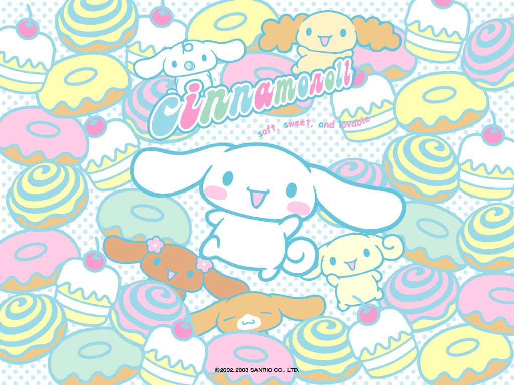 Cinnamoroll Wallpaper 4K Pastel cyan Cute cartoon 11708