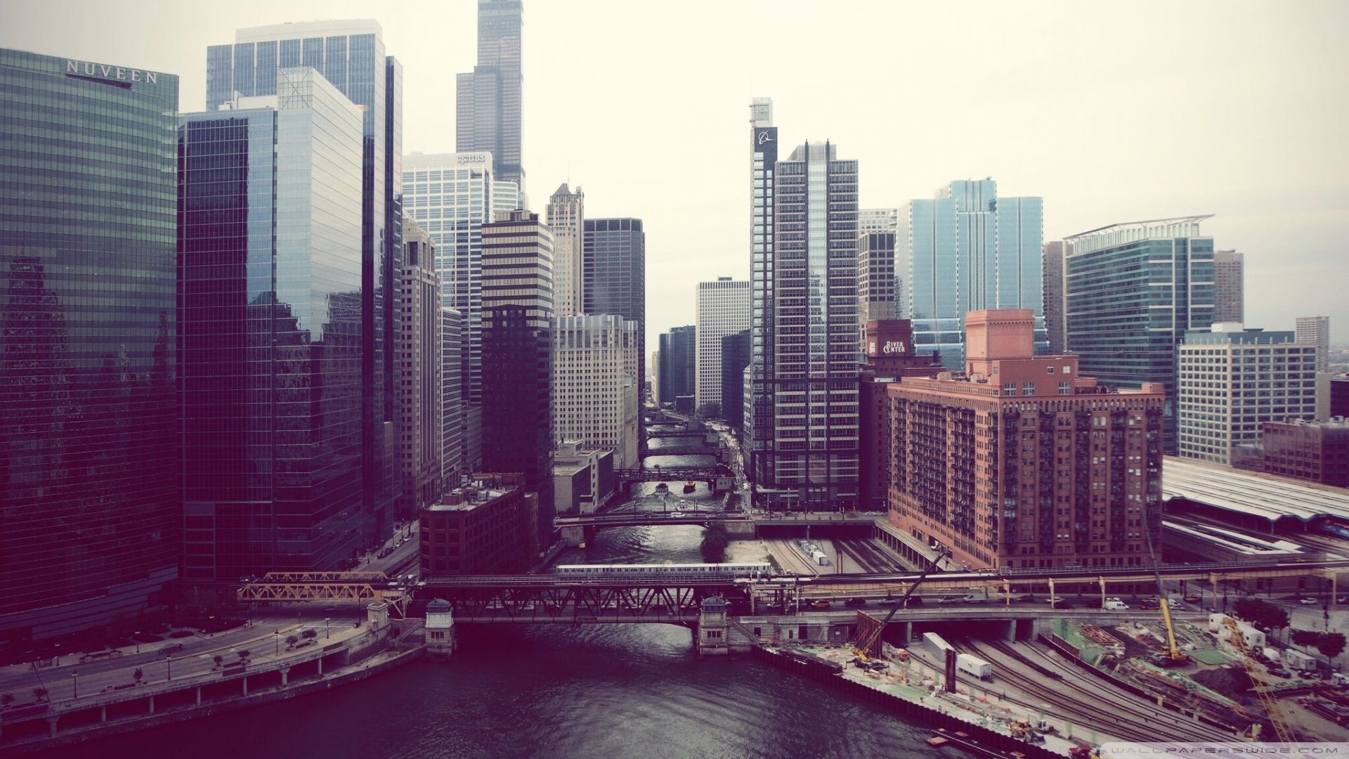 City Perspective Wallpaper 1920x1080 Wallpaperx1080