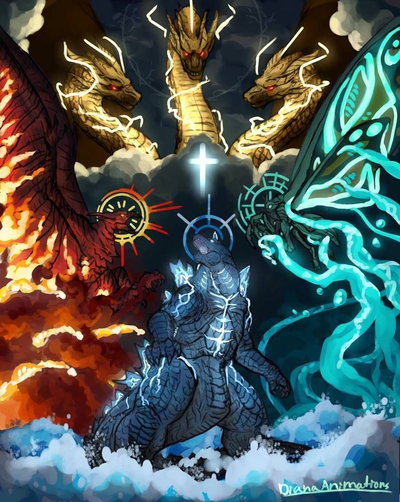 Godzilla King of the Monsters: Fist of the Titans. Godzilla funny, Godzilla comics, Godzilla wallpaper