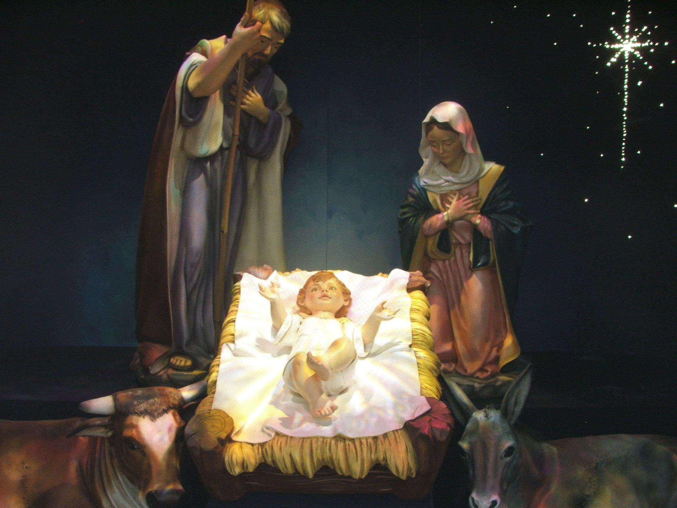 Christmas Wallpaper Of Baby Jesus