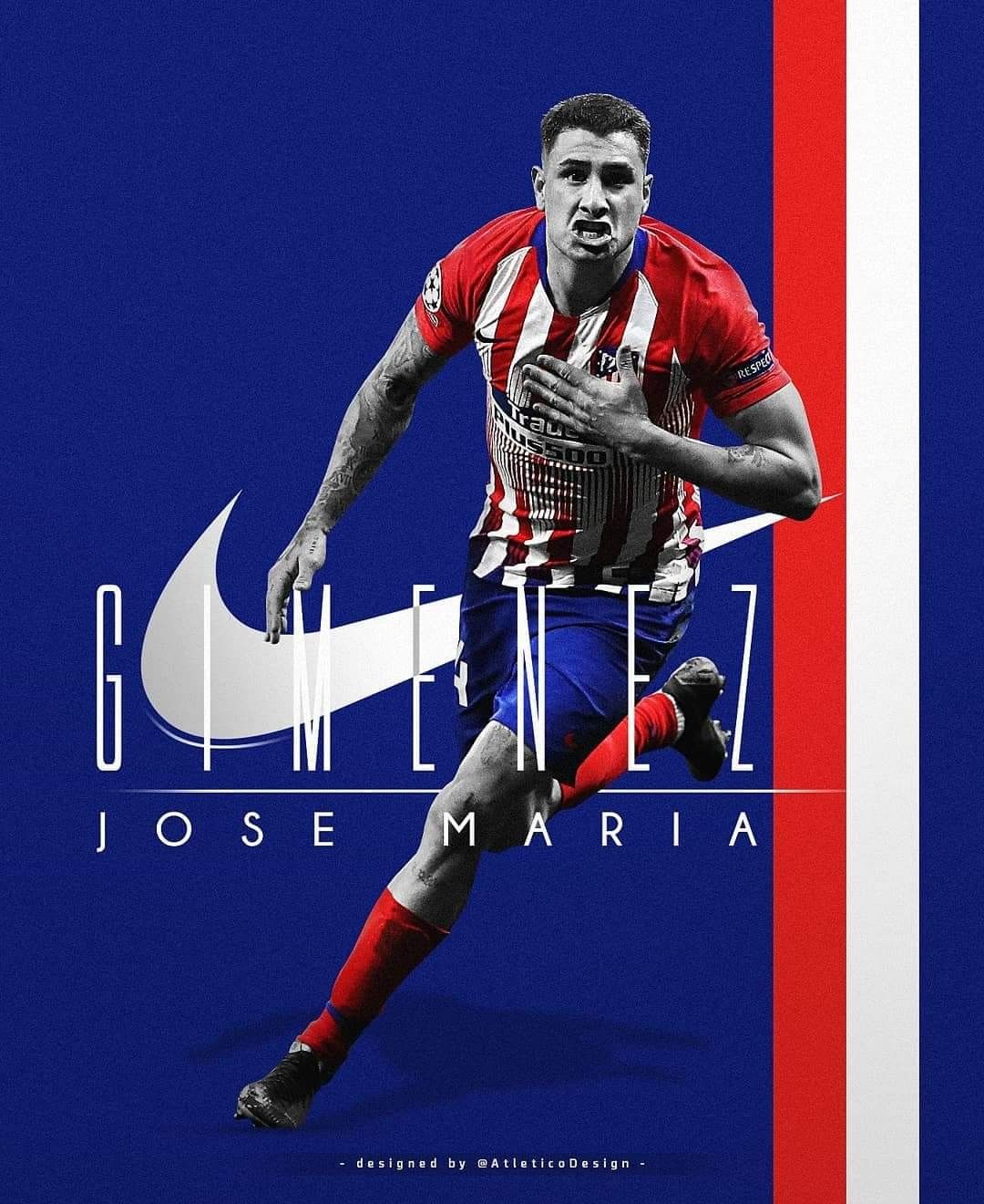 José María Giménez. Football design, Football wallpaper, Pop art canvas