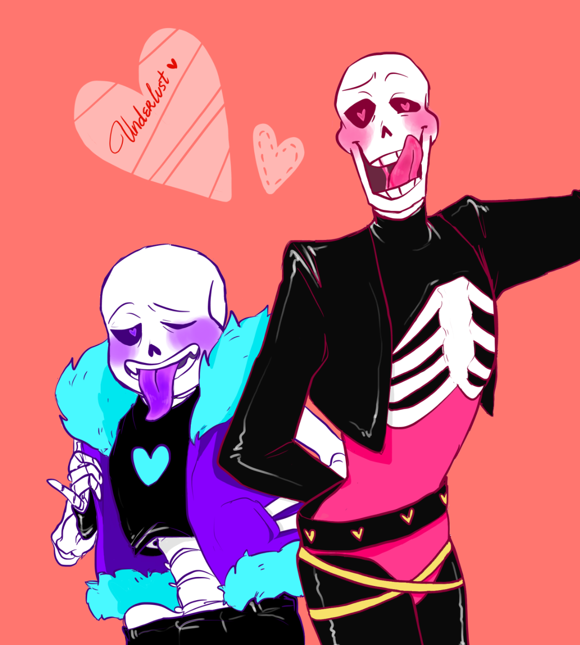 Underlust papyrus and sans.